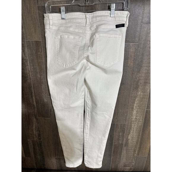 Guess Brittney Skinny Ankle Length White Pants Size 27 - Picture 2 of 11
